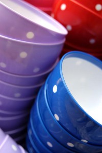 Spotty plastic bowls - Jeremys Home Store -10