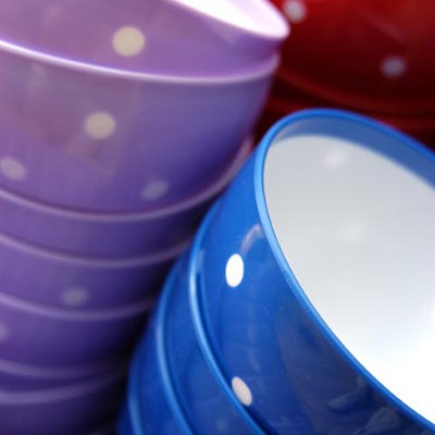 Spotty plastic bowls - Jeremys Home Store -10
