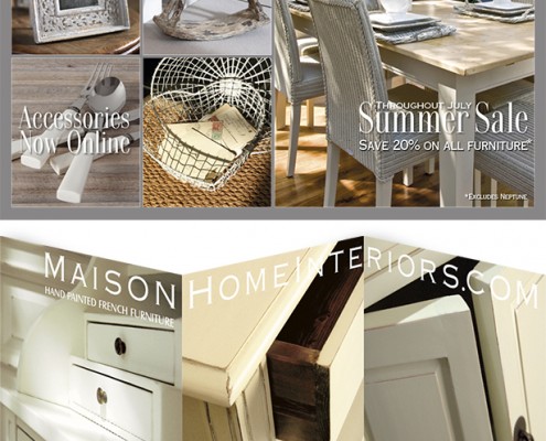 Advertising Card Designs for Maison