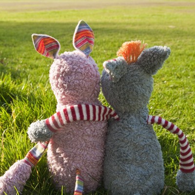 Swallowtail Hill Cuddly Toys - watching the cricket