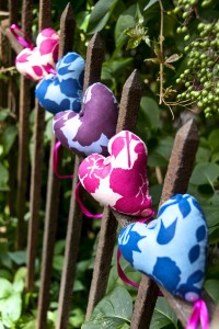 Location Product Photography for Swallowtail Hill - Hearts Stuffed Bunting