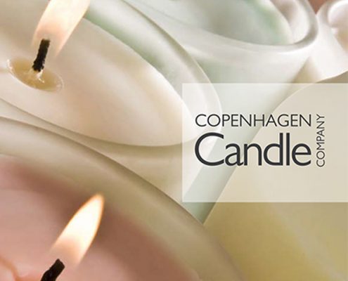 product photography for Copenhagen Candles