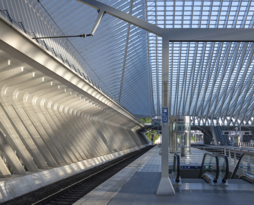 Liege Guillemins Intercity Railway Station by Santiago Calatrava