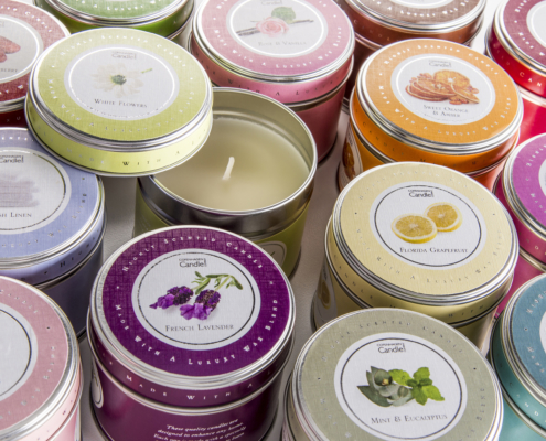 product photography for Copenhagen Candles