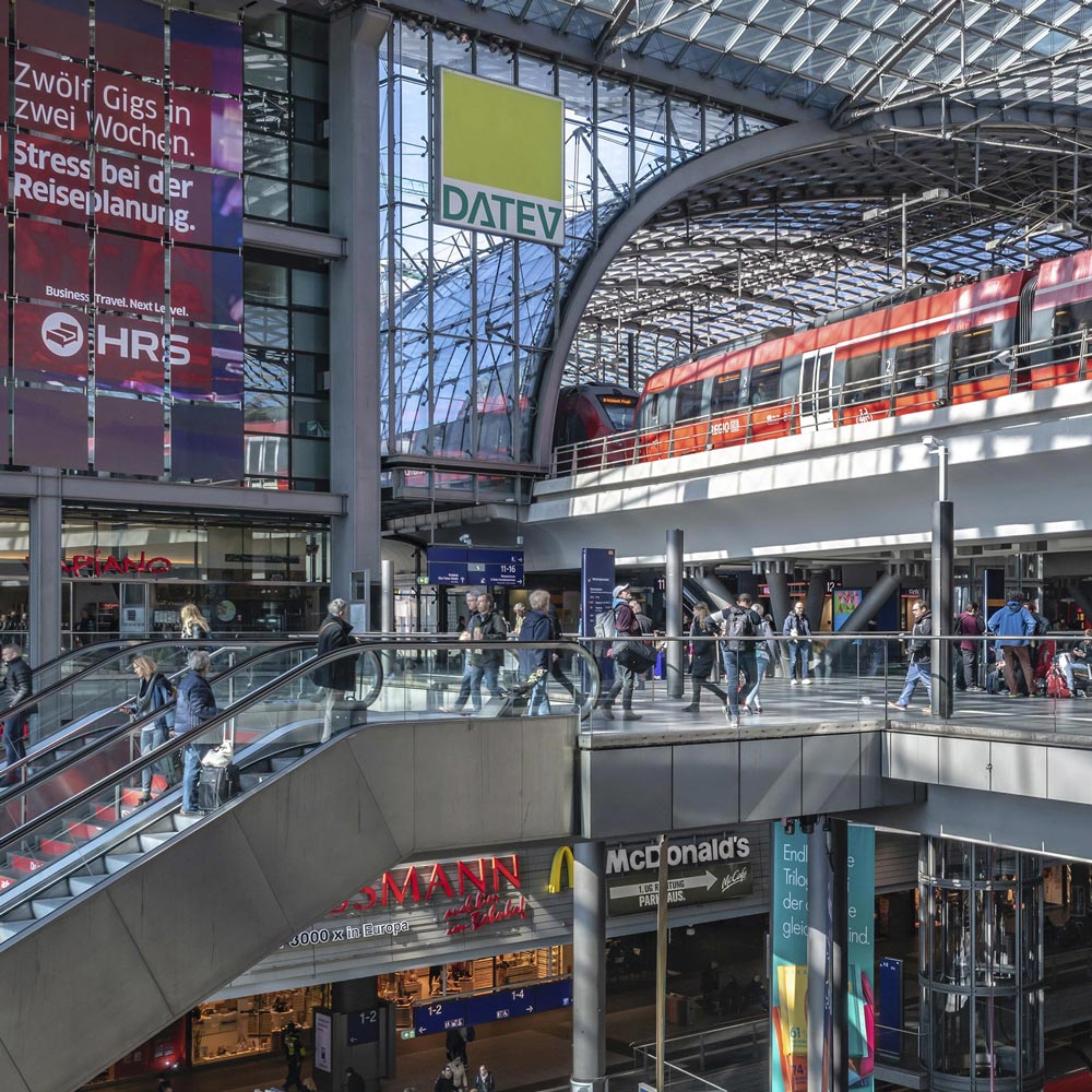 Berlin Hauptbahnhof Station shot by WaltonCreative