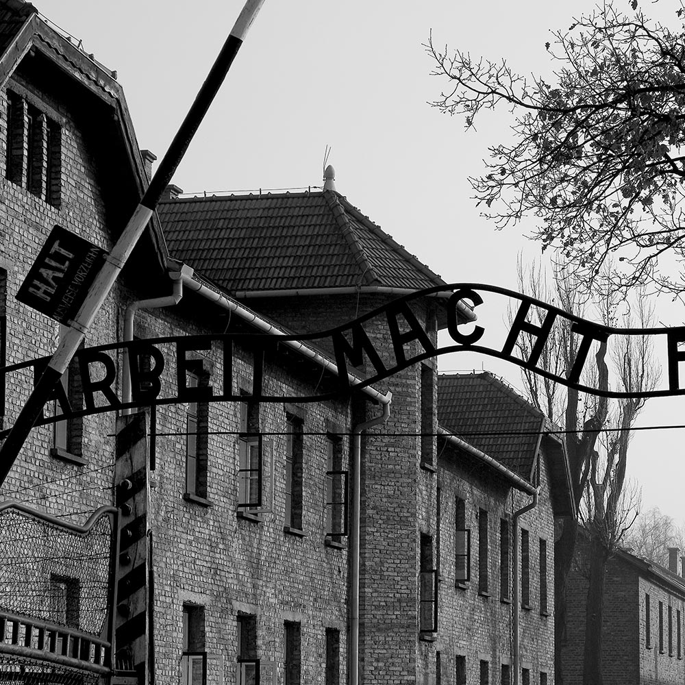 Auschwitz Concentration Camp Poland 061127wc211735bw