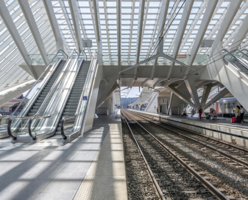 Liege Guillemens Station by Santiago Calatrava
