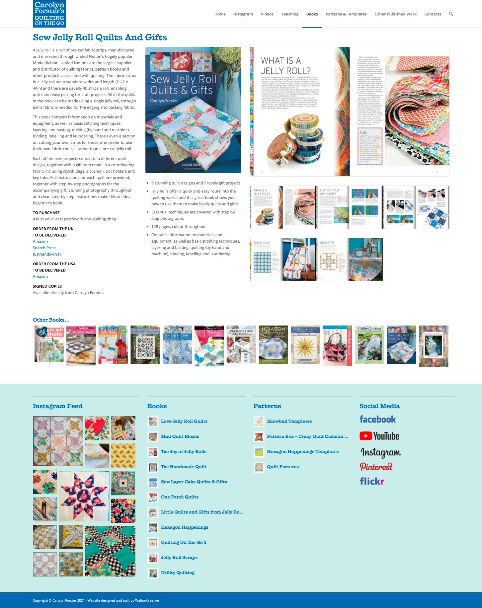Carolyn Forster's Website Design 7 Sew Jelly Roll Quilts and Gifts