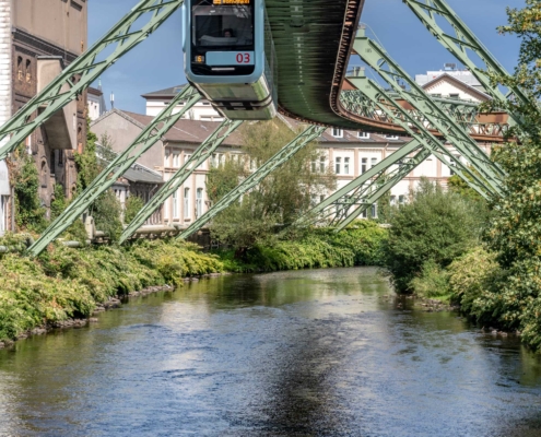 Wuppertal Schwebebahn Monorail, Germany 190905wc859633-2