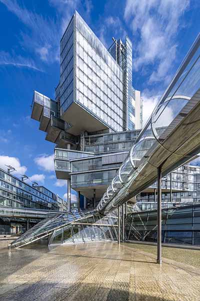 Featured Deconstructivist building of the German Bank Nord:LB in Hannover, Germany 200929wc859773