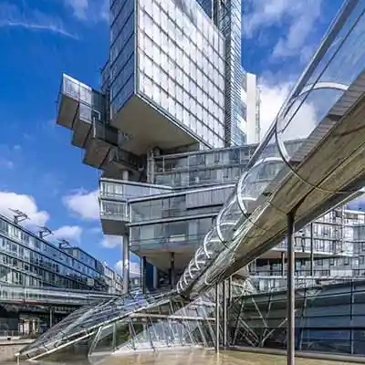 Deconstructivist building, German Bank NordLB in Hannover Germany Featured x30